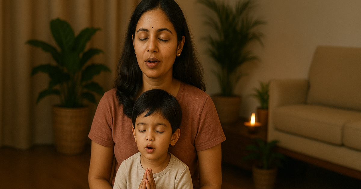 How Chanting with Your Child Creates Bond and Calm