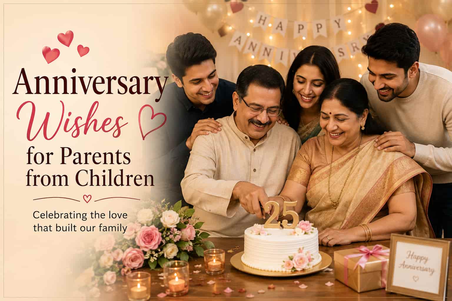 Anniversary Wishes for Parents from Children: Celebrating the Love