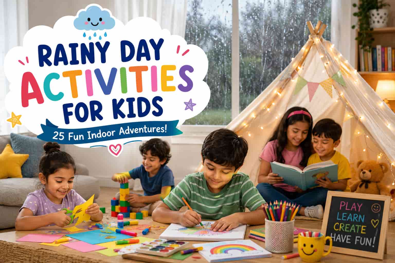 Rainy Day Activities for Kids: 25 Fun Indoor Ideas for Endless Entertainment