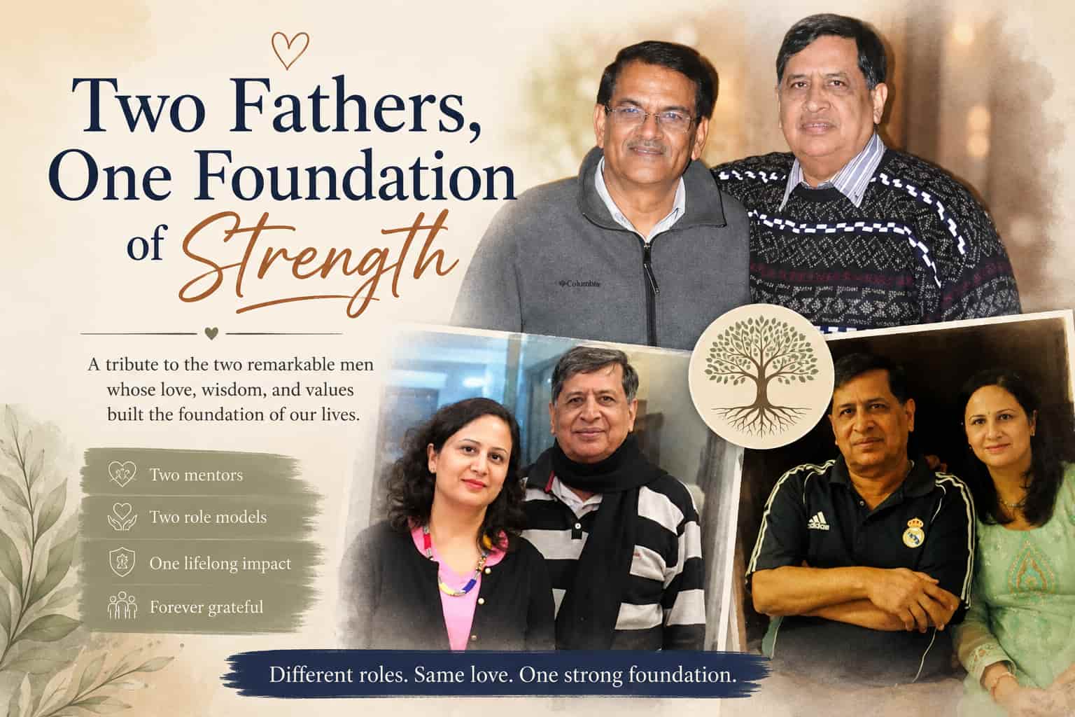 Two Fathers, One Foundation of Strength