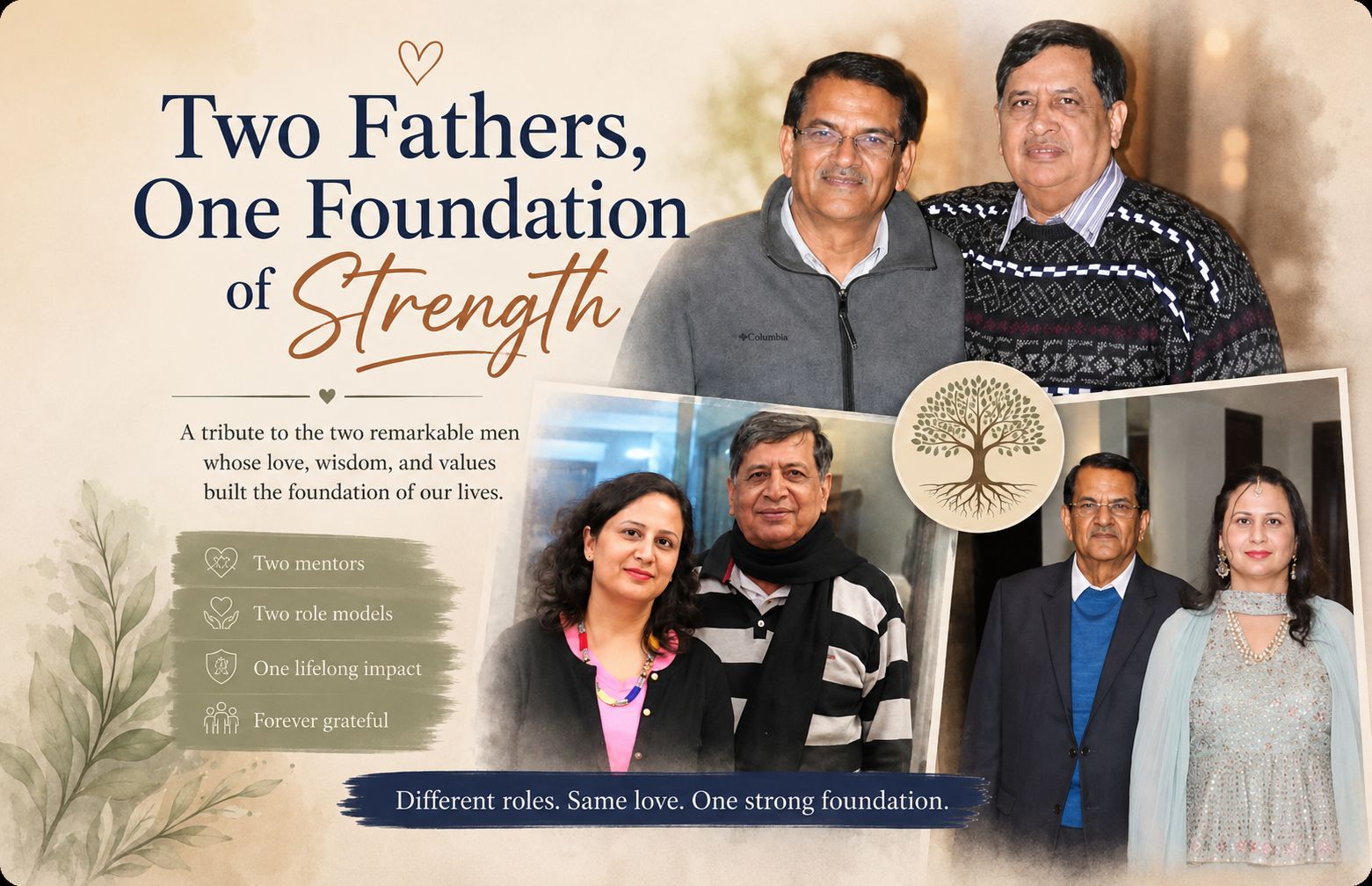 Two Fathers, One Foundation of Strength
